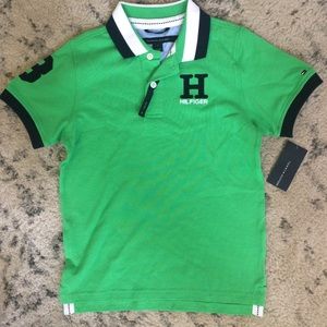 New Kids Tommy Hilfiger Green Polo